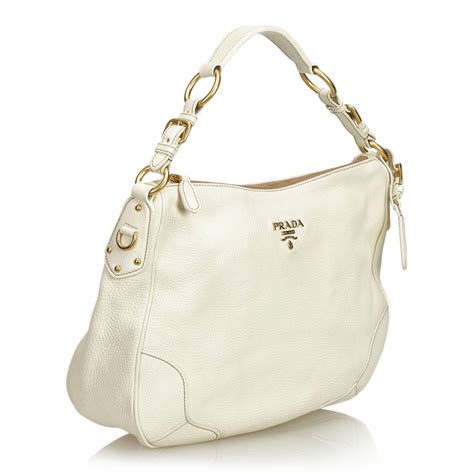 white prada bag|prada handbags white leather.